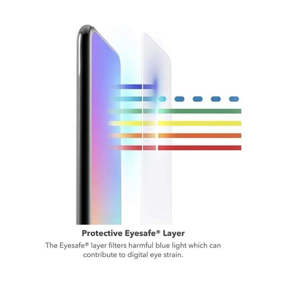 ZAGG Shield Elite VisionGuard Screen Protector iPhone 12 /13/14/15 Pro Max - Picture 3 of 9